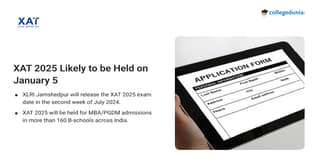 XAT 2025 Likely to be Held on January 5, Registration to Start in Second Week of July 2024